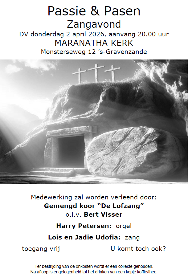 Passie en Pasen zangavond